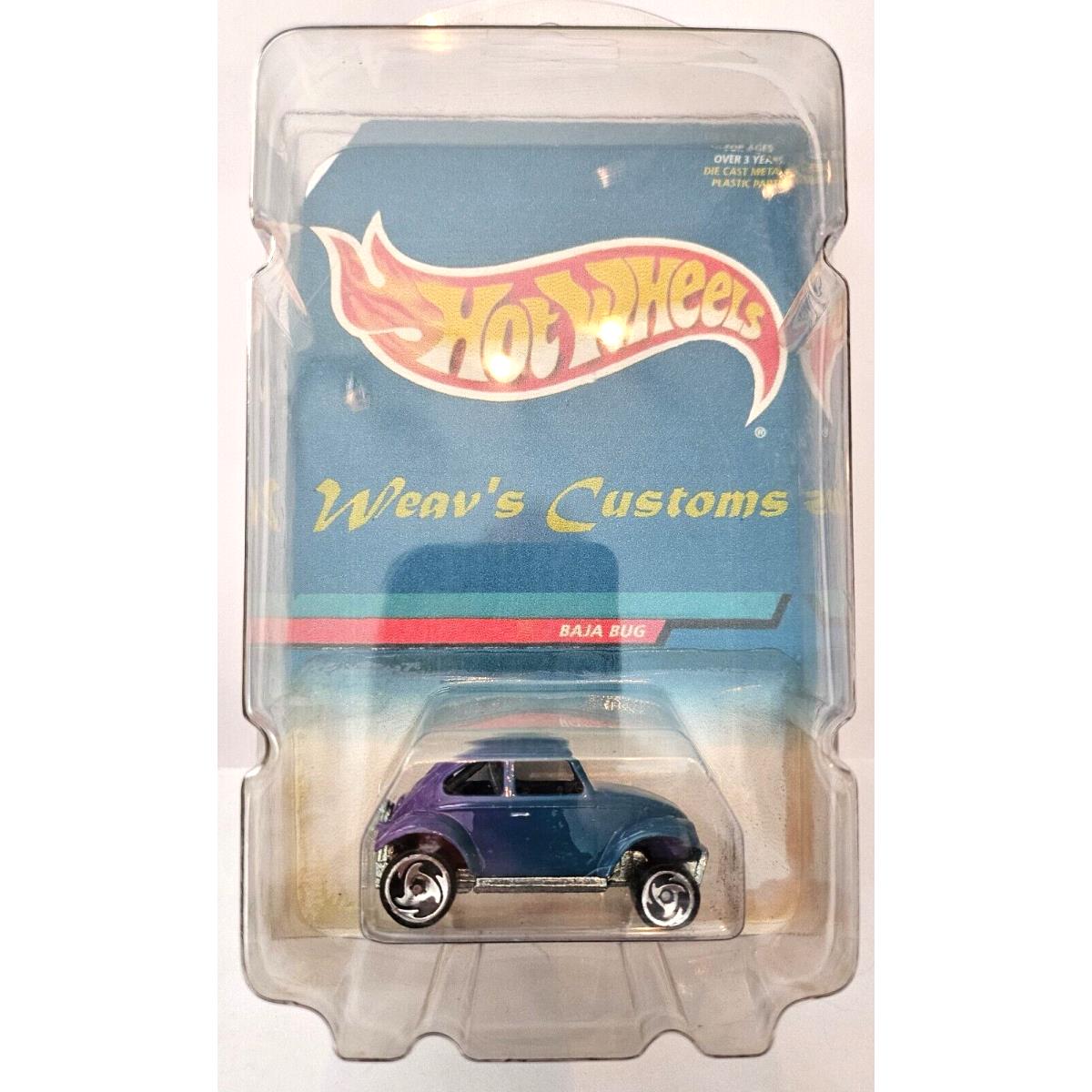 Hot Wheels Weave`s Customs VW Beetle Baja Bug Blue