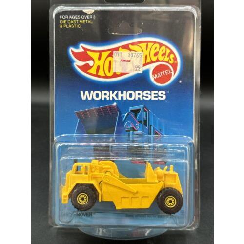 1989 Hot Wheels Yellow Earth Mover Workhorses 3715 16