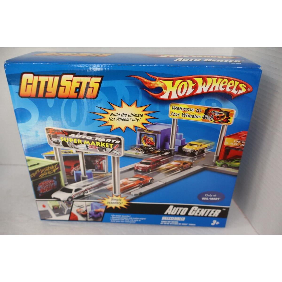 2008 Hot Wheels City Sets Auto Center Play Set Only at Walmart