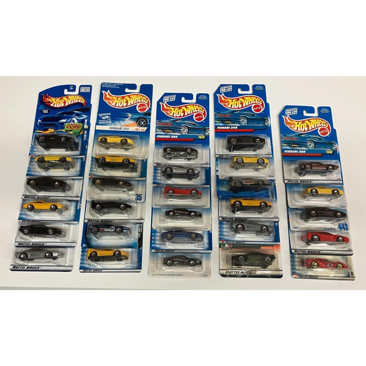 29 Different Hot Wheels Ferrari Die-cast Cars All Minty Condition