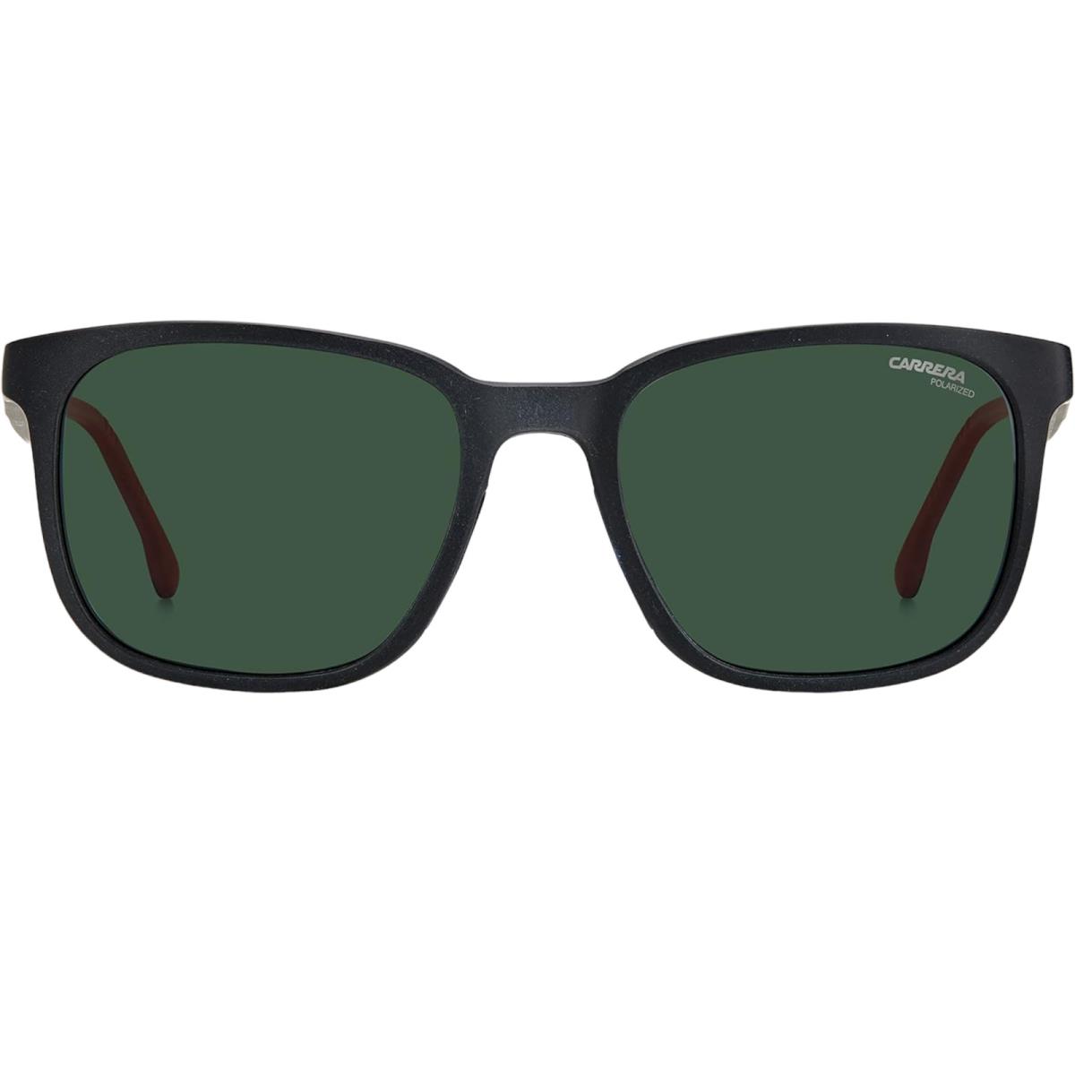 Carrera 8046/S Men`s Matte Black Frame Green Polarized Sunglasses