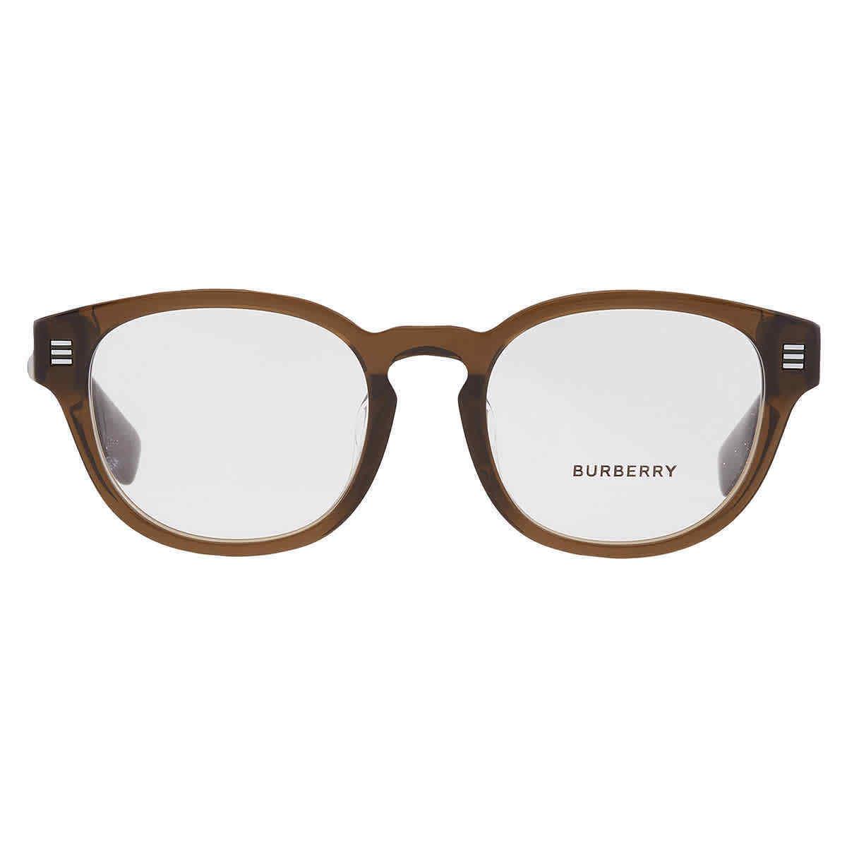 Burberry Aubrey Demo Round Unisex Eyeglasses BE2382D 3010 49 BE2382D 3010 49