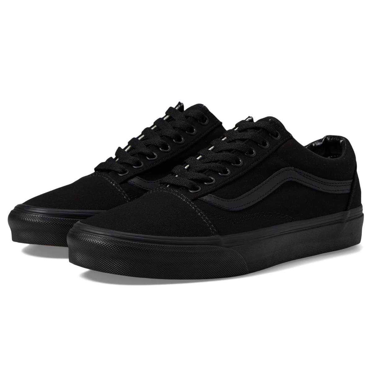 Unisex Sneakers Athletic Shoes Vans Old Skool Wide Black