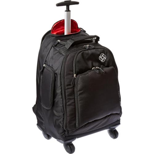 Samsonite Backpack with Wheels Luggage Spinner Carry on Airplane Travel Flight Laptop Bag