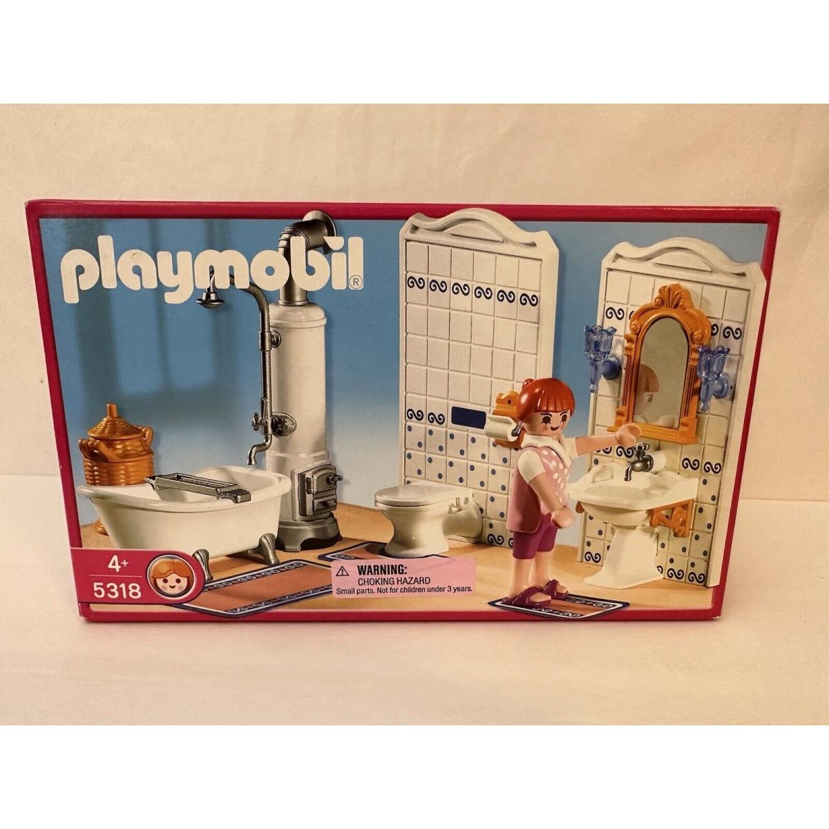 Playmobil Bathroom with Tub 5318 From 2003 and Packaging