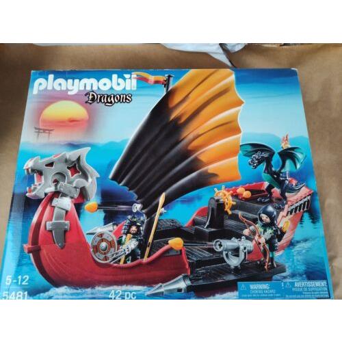 Playmobil Dragons 5481 Asian Dragon Ship Set W/ Box