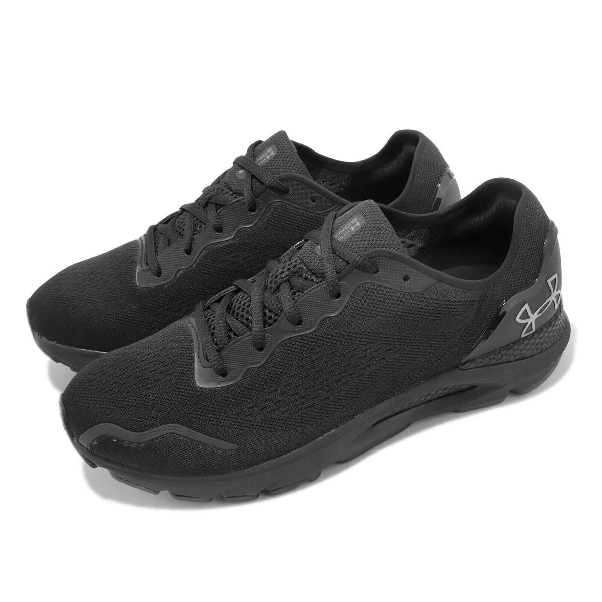 Under Armour 3026121 Men`s UA Hovr Sonic 6 Training Running Athletic Shoes Black / Black = 003