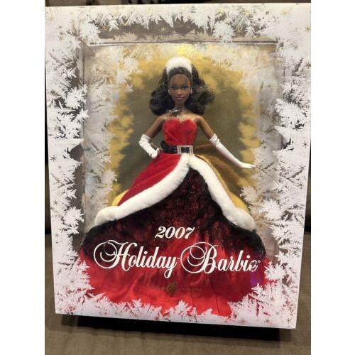 2007 Holiday Barbie African American AA Collector Doll Mattel K7959