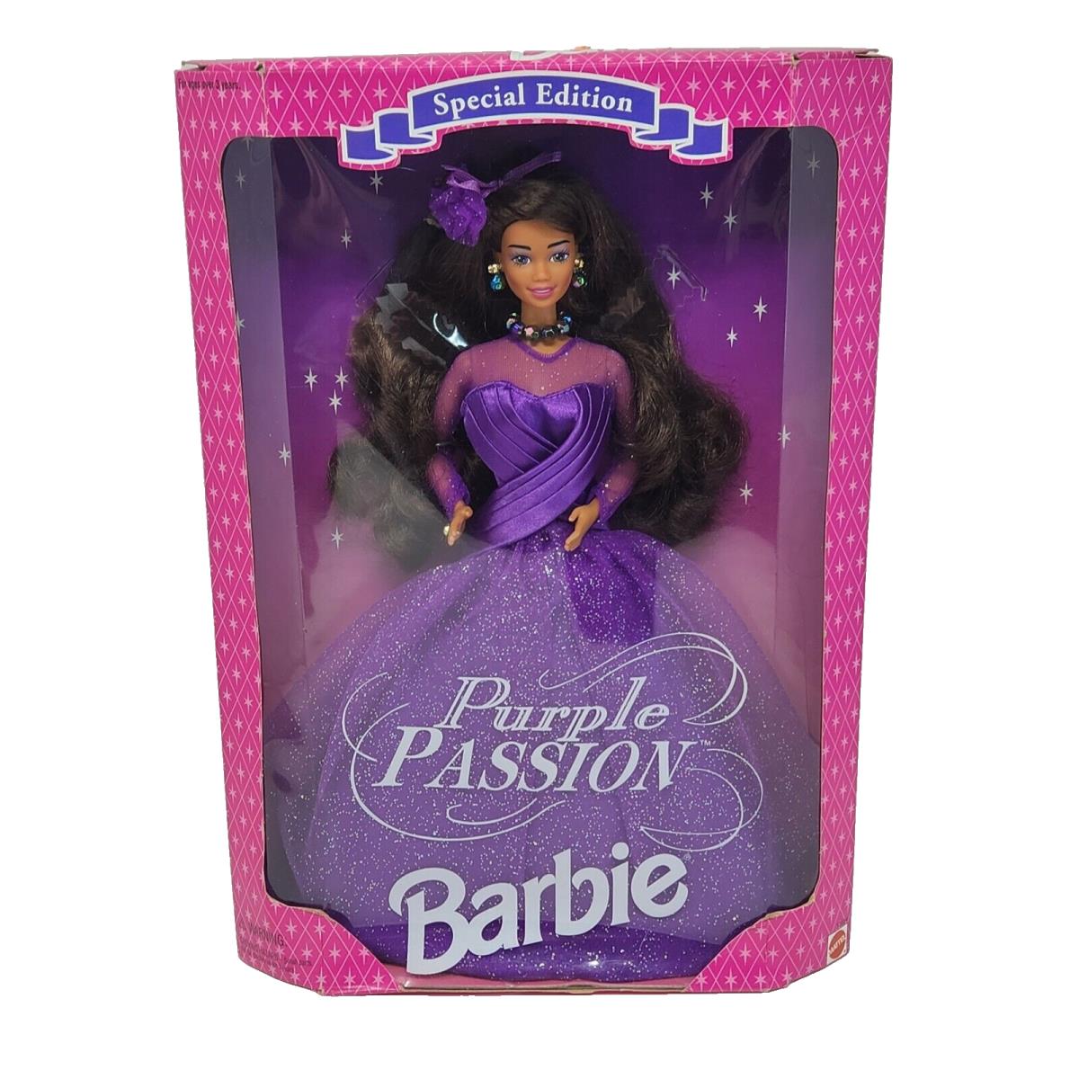 Vintage 1995 Purple Passion Barbie Doll 13554 Mattel IN Box Nos