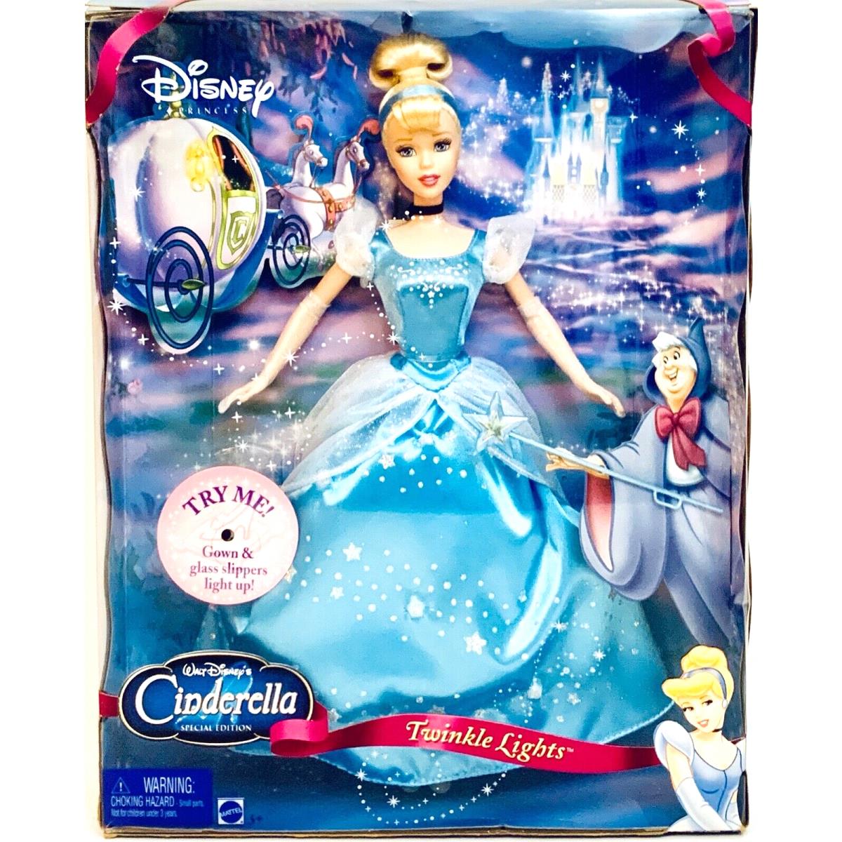 Mattel 2004 Walt Disney`s Cinderella Special Edition Twinkle Lights 12 Doll