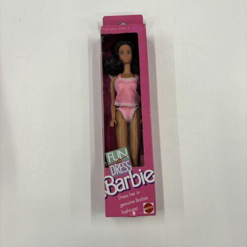 Fun to Dress Hispanic Barbie Doll 7373 1989 Mattel Steffie Face
