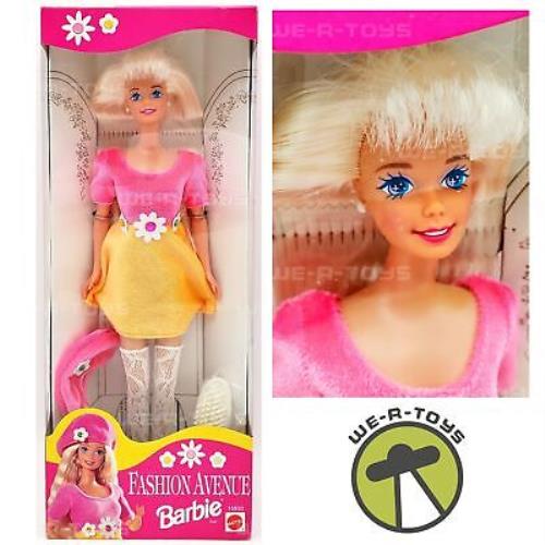 Barbie Fashion Avenue Platinum Blonde Doll 1995 Mattel No 15833 Nrfb