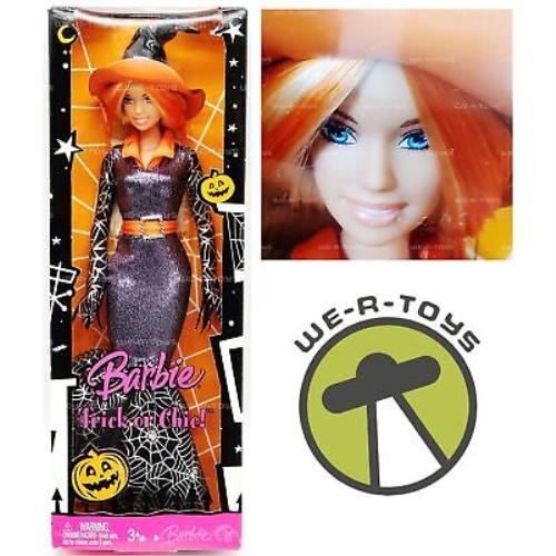 Trick or Chic Barbie Halloween Doll 2008 Mattel No. M3539 Nrfb