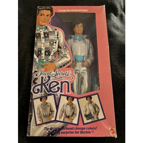 Vintage Mattel Jewel Secrets Ken Barbie Doll Vintage 1986 1719