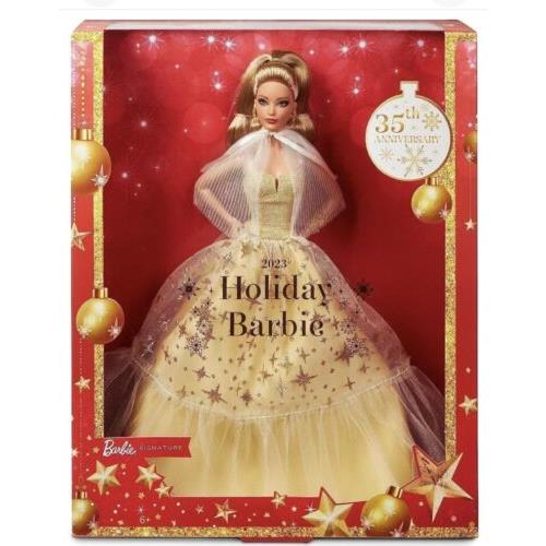 2023 Barbie Doll Holiday Seasonal Collector Gift Barbie Signature