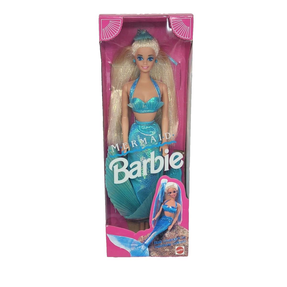 Vintage 1991 Mermaid Barbie Mattel 1434 Box Color Changing Hair