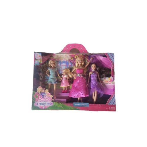 2012 Barbie Her Sisters in A Pony Tale 4 Doll Giftset in Package