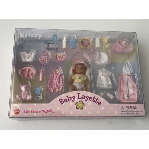 African American Barbie Baby Krissy Layette Set