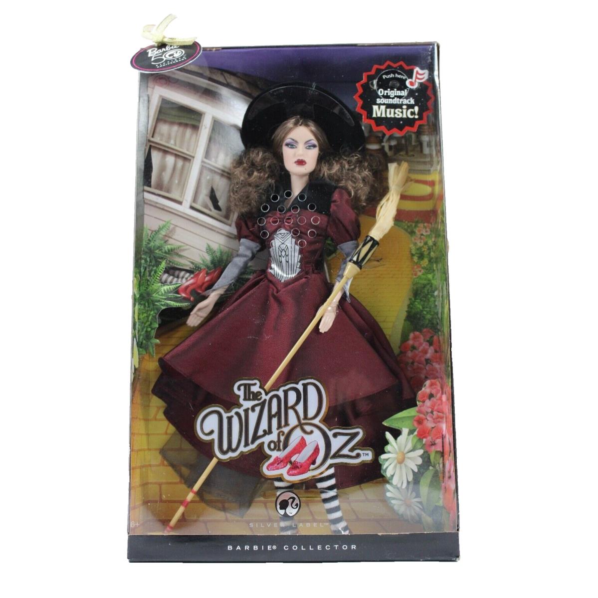 Barbie Wicked Witch Of The East Wizard of Oz Silver Label 50th Anniversary Nrfb