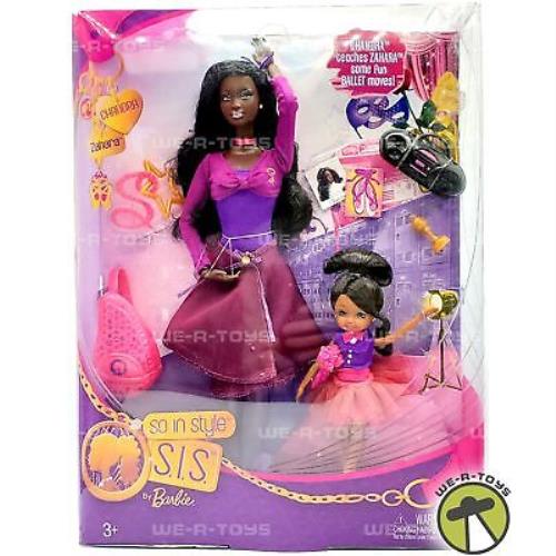 So In Style S.i.s. By Barbie Chandra and Zahara Fun Ballet 2009 Mattel T1444