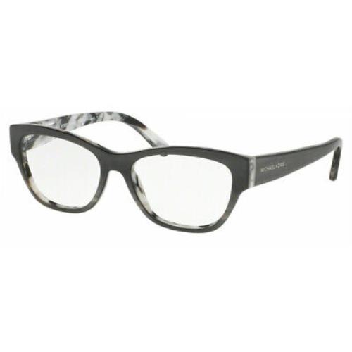 Michael Kors MK4037 Lavender Orchard 3211 Black Horn Women Eyeglasses 53mm