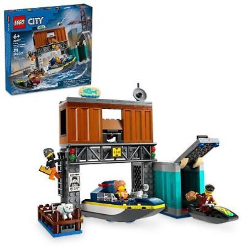 Lego City Police Speedboat and Crooks Hideout 60417