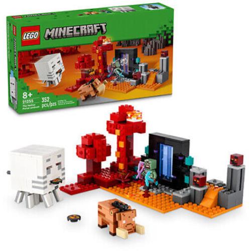 Lego Minecraft The Nether Portal Ambush 21255 Toy Brick
