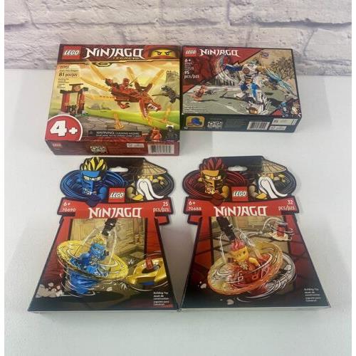 4 Sets Lego Ninjago Set 71701 71761 70688 70690 Retired