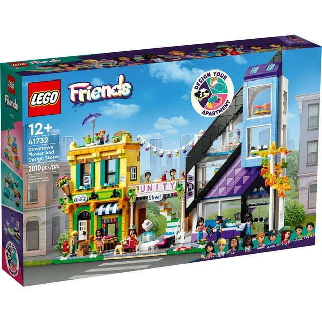 Lego Friends Downtown Flower and Design Stores 41732 Set 2010pcs