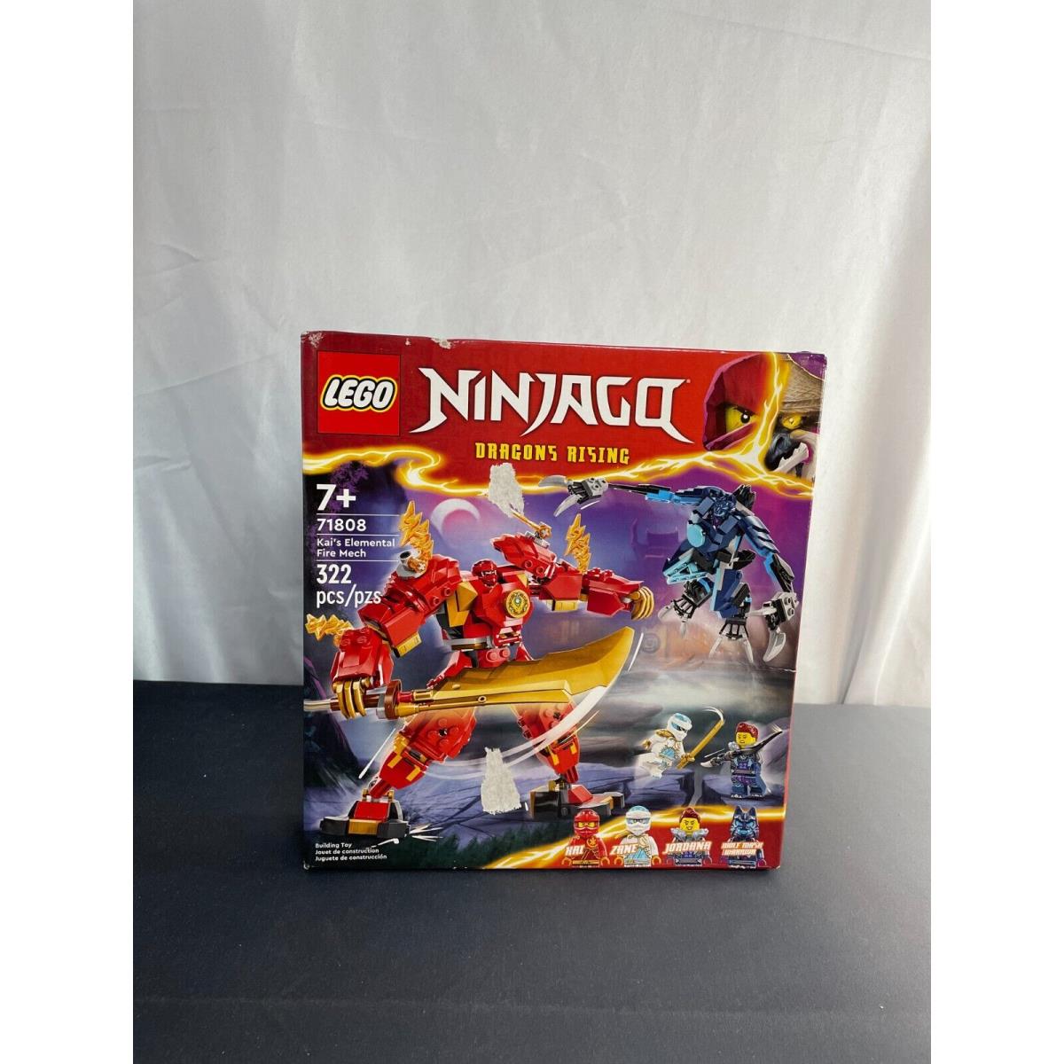 Lego 71808 Ninjago Kai`s Elemental Fire Mech Building Toy 322 Pieces Age 7+