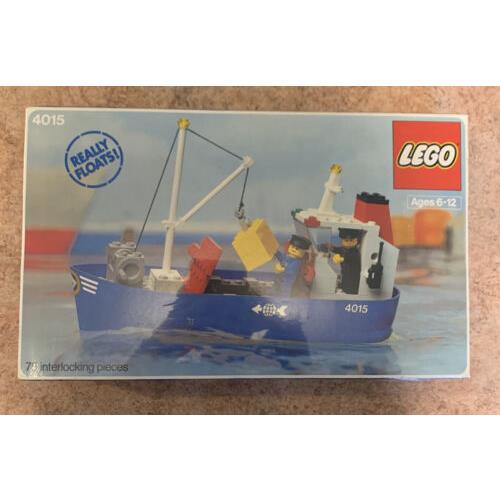 Lego 4015 Freighter Boat Vintage 1982