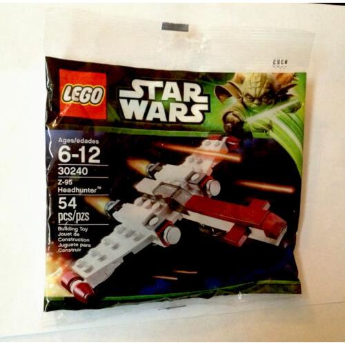 Lego Star Wars 30240 Z-95 Headhunter 54 Pcs Polybag Baggie Plane Jet