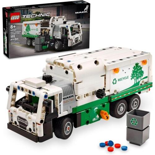 Lego Technic Mack LR Electric Garbage Truck Toy Buildable Kids