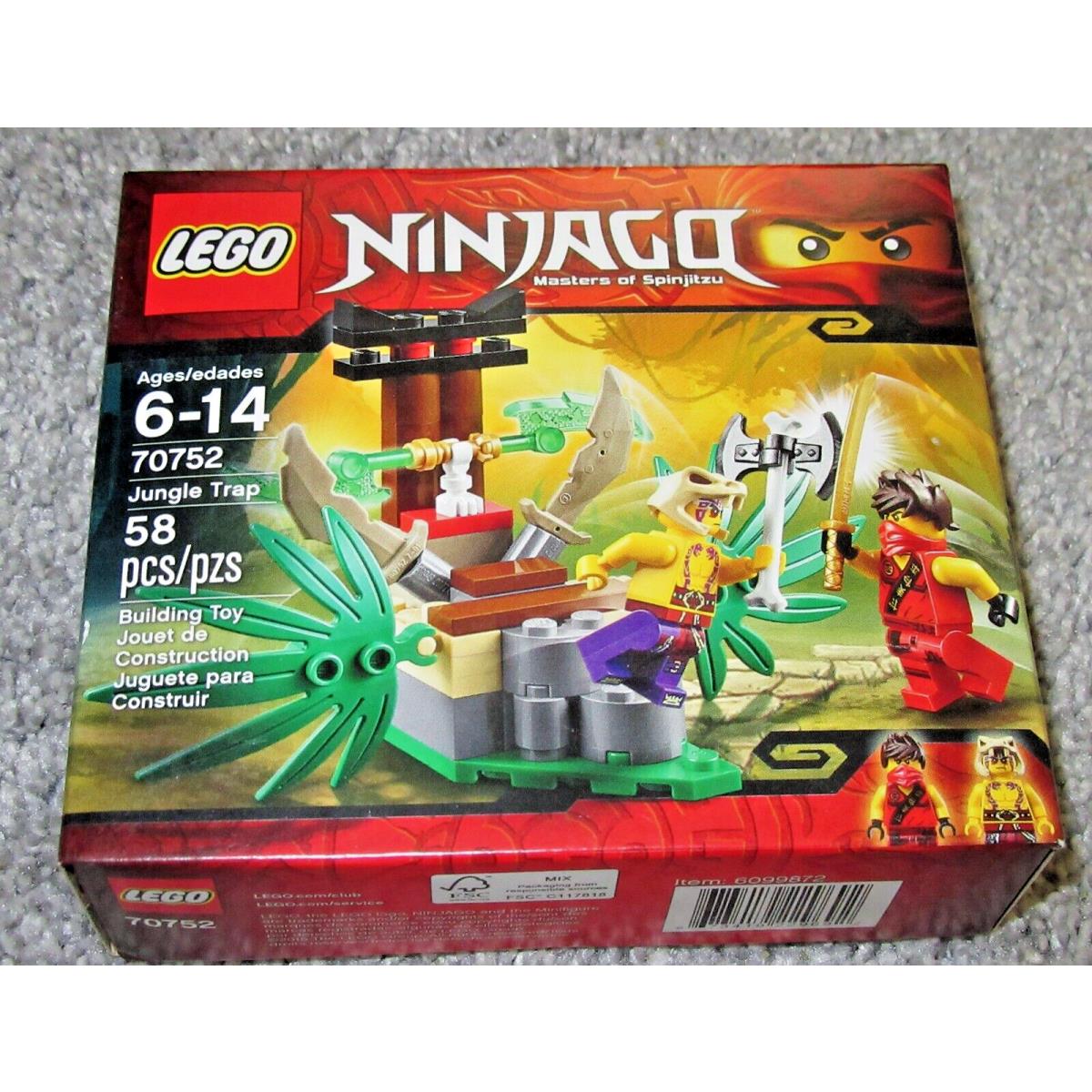 Lego Ninjago 70752 Jungle Trap Retired Nisb Kai Krait Skull Ax Elements