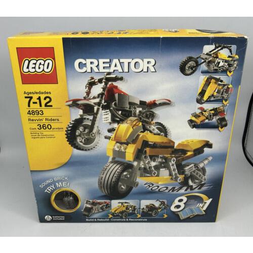 Lego Creator: Revvin` Riders 4893 360 Pieces Brand