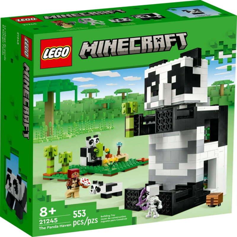 Lego Minecraft The Panda Haven 21245 Building Toy Set Gift