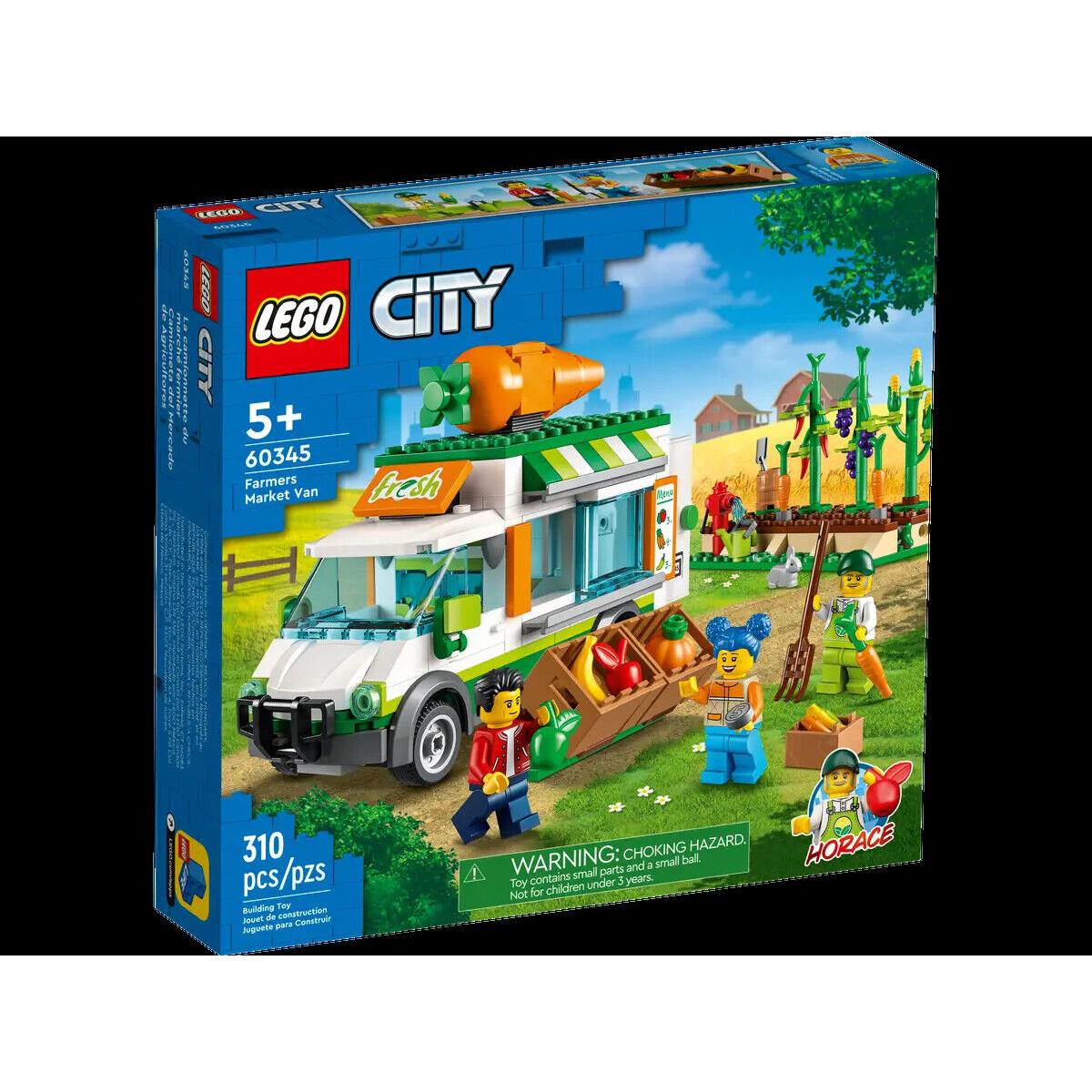 Lego City Farmers Market Van 60345 Building Toy Set Gift