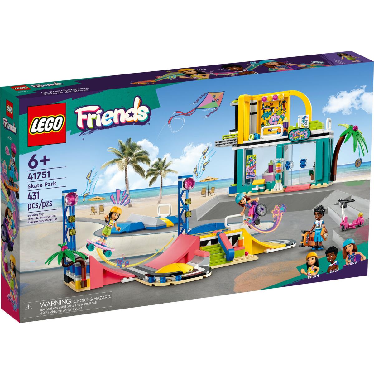 Lego Friends Skate Park Set 41751 Building Toy Set Gift