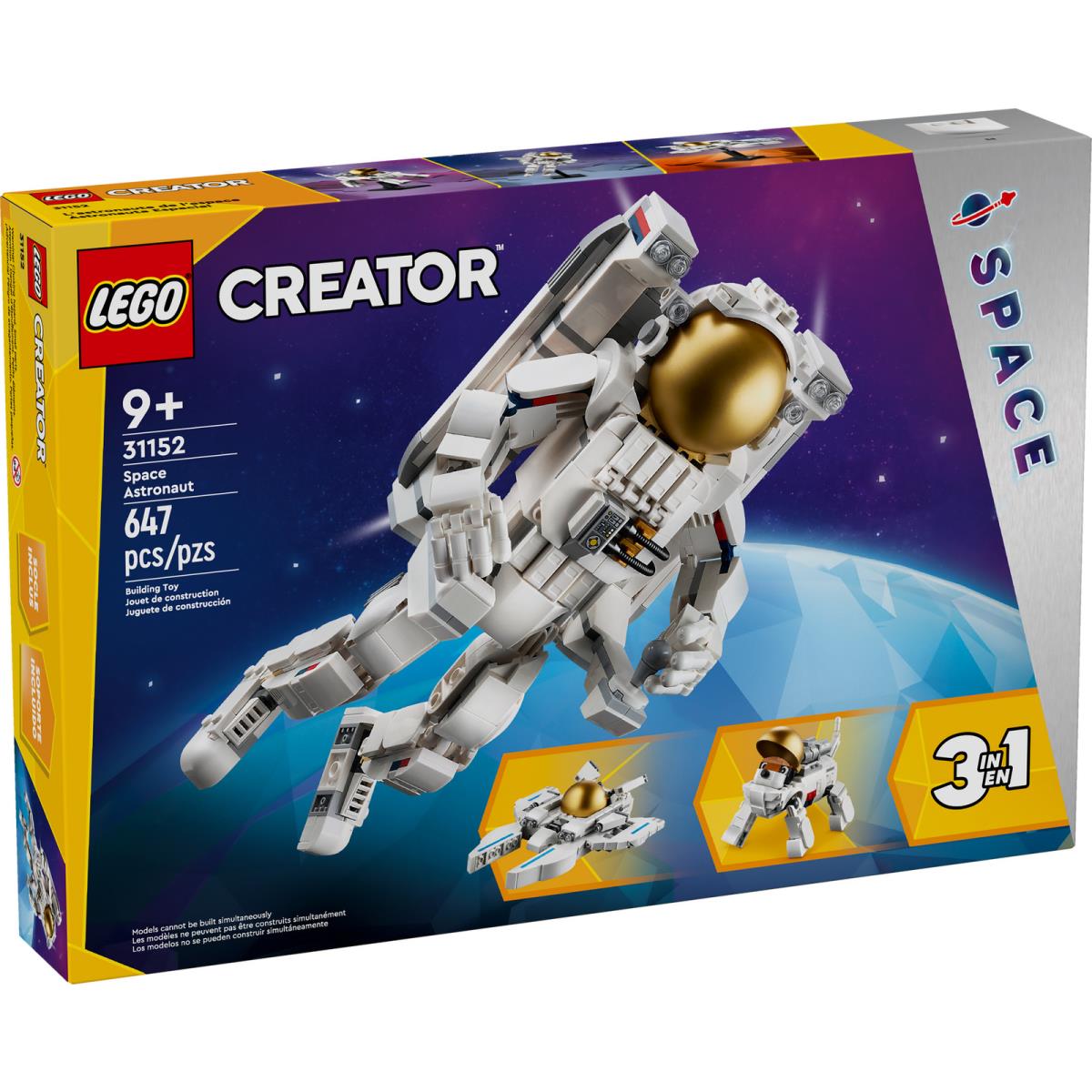 Lego Creator 3in1 Space Astronaut 31152