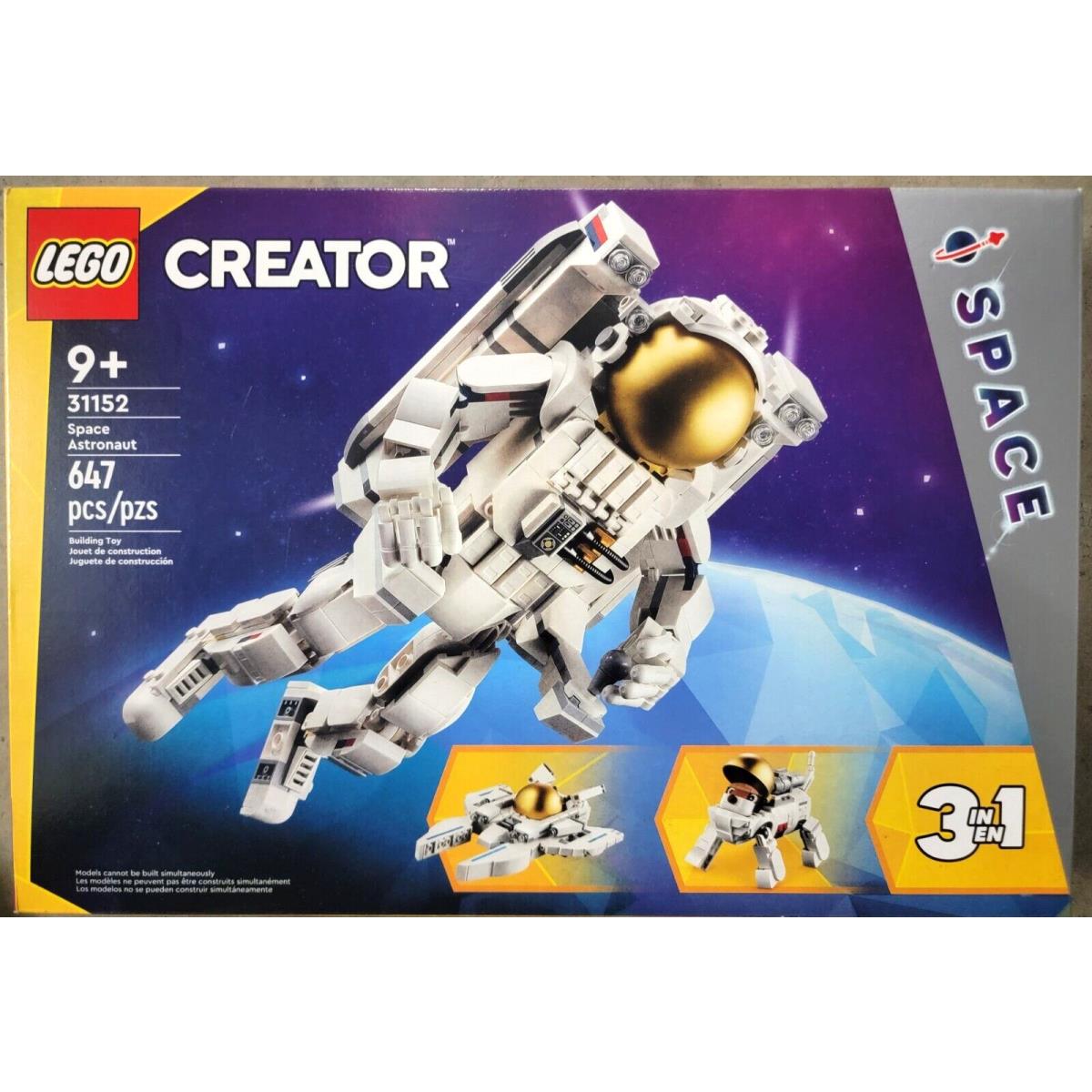 Lego Creator 3-in-1 Space Astronaut 31152 647 Pcs