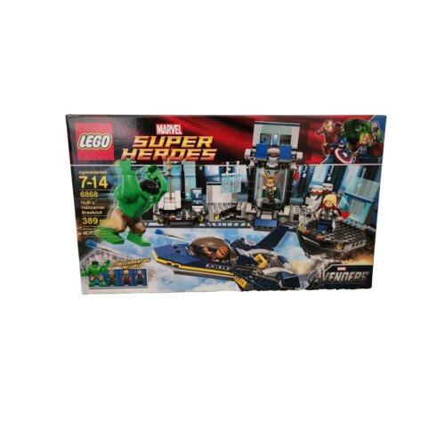 Lego Marvel Hulk`s Helicarrier Breakout Set 6868 Box Retired