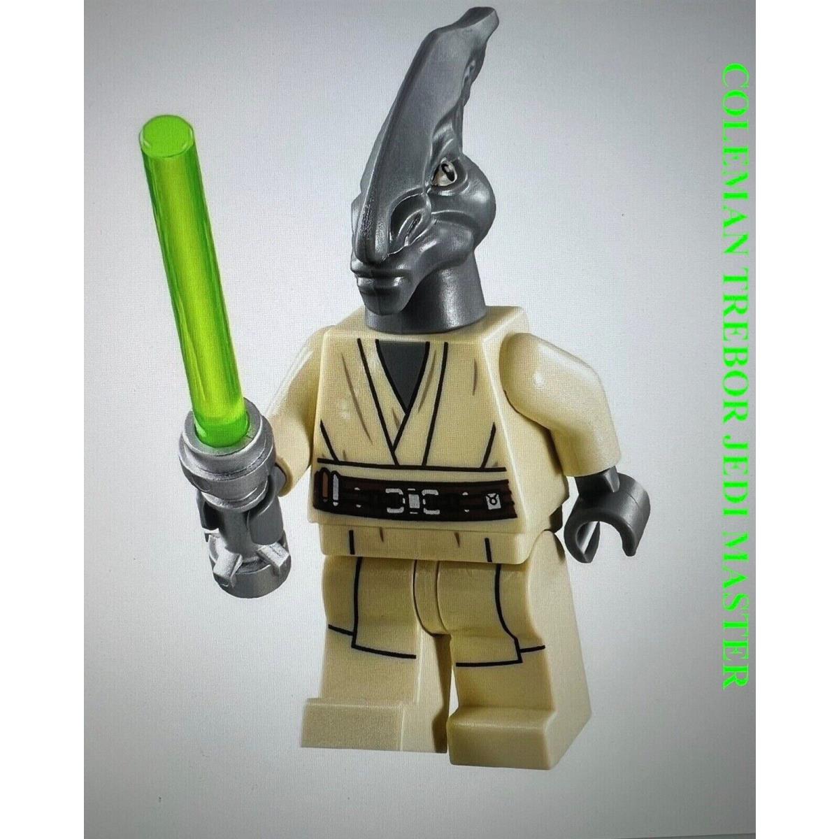 Lego Star Wars Coleman Trebor Jedi Knight From Lego Set 75015
