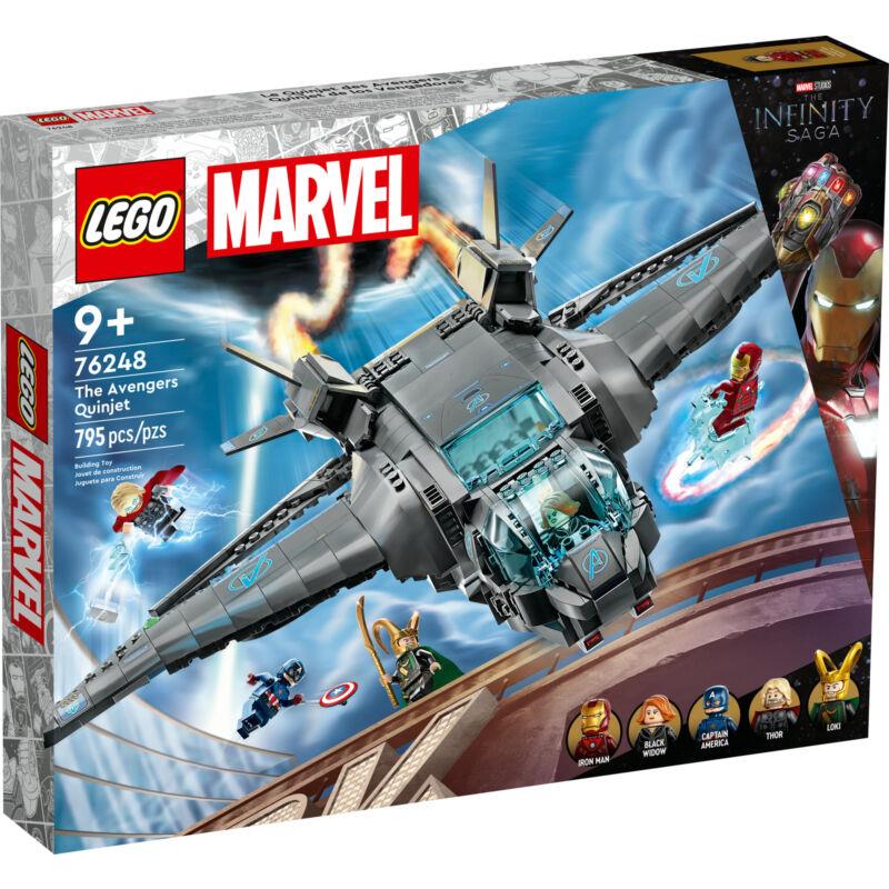 Lego Marvel The Avengers Quinjet 76248 Spaceship Building Toy Set Gift