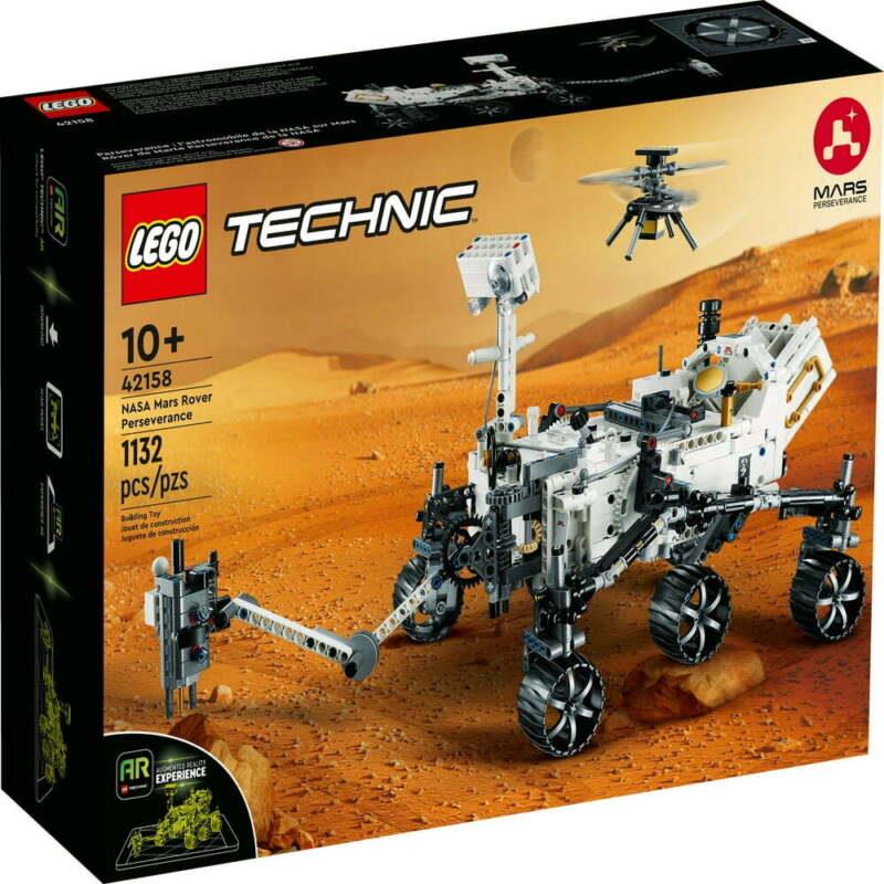 Lego Technic Nasa Mars Rover Perseverance Advanced 42158 Building Toy Set