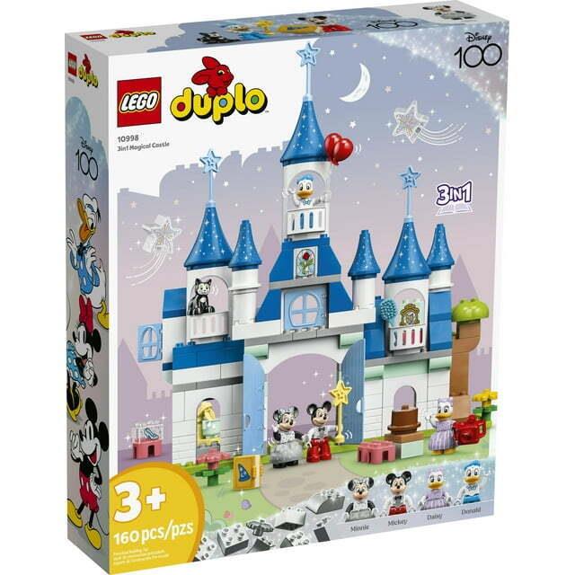 Lego Duplo Disney 3in1 Magic Castle 10998 Building Set Disney 100 Adventure