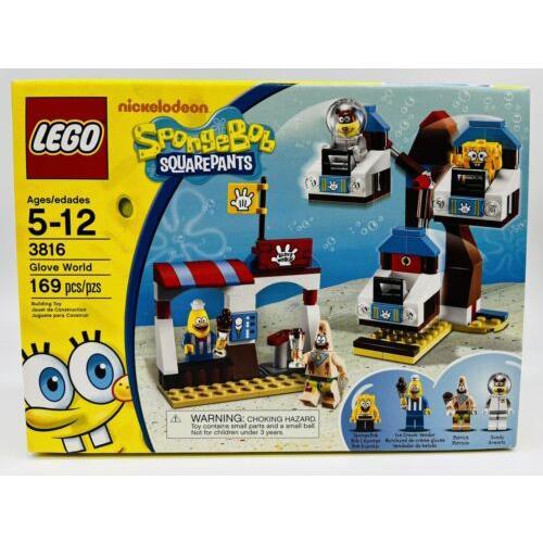 Lego 3816 Glove World Spongebob Squarepants Set Carnival Retired 2011
