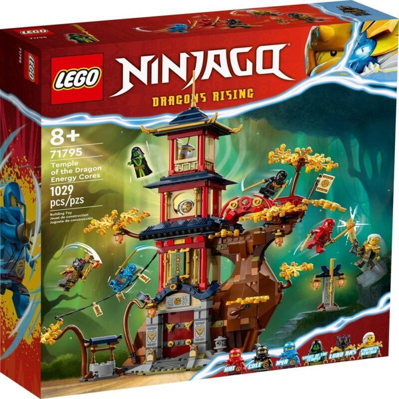 Lego Ninjago Temple of The Dragon Energy Cores 71795 Building Toy Set Gift