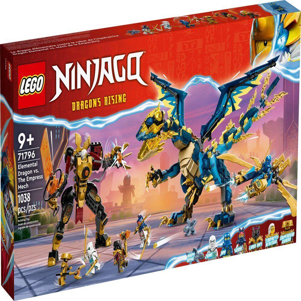 Lego Ninjago Elemental Dragon Vs. The Empress Mech 71796 Building Toy Set