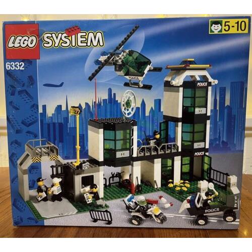 Lego System 6332 Command Post Central - Rare Complete Set in Usa