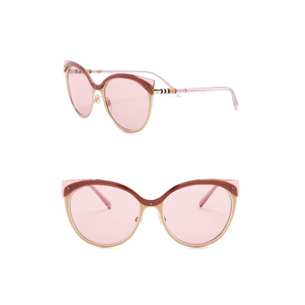 Burberry sunglasses  - Beige/Brushed/ Gold-tone Frame, Light Pink Lens 0